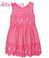 Mayoral mini girl šatičky z růžové  krajky