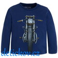 Mayoral mini boy triko ,,Motorka,, modré