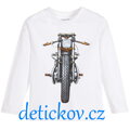 Mayoral mini boy triko ,,Motorka,, bílé