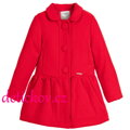 Mayoral mini girl zimní flaušový kabát červený