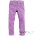 fialové dětské kalhoty - rifličky dívčí