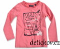 BS dívčí halenka- triko ,,Paris" růžové lososové