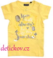 BS dívčí tričko ,,Sunshine,, žluté
