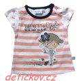 baby tričko BS ,, Beach girl ,, lososové
