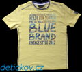 juniorské tričko BS ,,Blue Brand,, žluté 