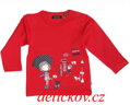 Baby triko BS ,, Londýn,,  červené s dlouhým  rukávem