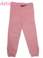 BS mini girl dlouhé  pletené legínky starorůžové s knoflíky