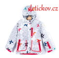 dívčí lyžařská zimní bunda coccodrillo s fleecem