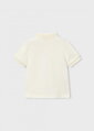 Mayoral mini boy polo tričko krémové b. 072