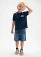 Mayoral mini boy polo tričko tmavě modré "Player" b. 061