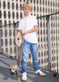 Mayoral boy polo krémové b. 057
