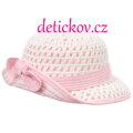 Mayoral mini girl klobouček bílo-růžový