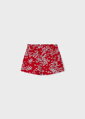 Mayoral set mini girl 2x kraťasy červené a černé b. 087