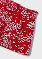Mayoral set mini girl 2x kraťasy červené a černé b. 087