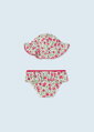 Mayoral baby girl set - plavky s kloboučkem b. 076