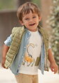 Mayoral baby boy triko "Dinosaur" b. 080