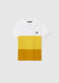 Mayoral boy polo bílo-žluté b. 045