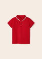 Mayoral mini boy polo tričko červené b. 051