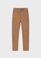 Mayoral boy slim fit kalhoty hnědé b. 090