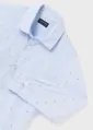 Mayoral boy světle modrá košile s tečkami b. 048