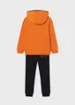 Mayoral boy černo-oranžová tepláková souprava b. 092