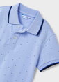 Mayoral mini boy polo tričko světle modré b. 049