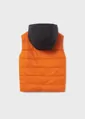 Mayoral boy černo-oranžová oboustranná vesta b. 064