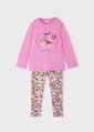Mayoral mini girl set tričko a legíny "Kytičky" b. 062