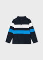 Mayoral mini boy polo dlouhý rukáv pruhy b. 072