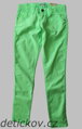 zelené neonové džíny Mayoral pro holky
