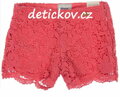 Mayoral mini girl vyšívané kraťásky z krajky růžové