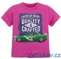 Mayoral mini boy tričko ,,American craft ,,růžové