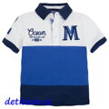 Mayoral mini boy polo s pruhy modré