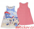 Mayoral mini girl pohodlné šatičky ,, All aboard,, červené