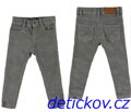 Mayoral mini boy manžestrové kalhoty slim fit  šedé