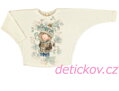 Mayoral mini girl triko ,,Holčička se sovou,, béžové
