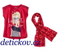 dívčí tričko se šálkou ,,Holka,, červené