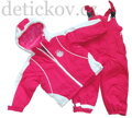 Nickel sportswear růžový dívčí zimní  komplet