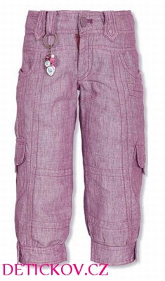 fialové capri  kalhoty MALIKA