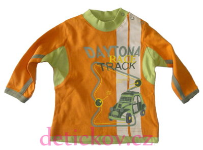 kojenecké triko Track oranžové