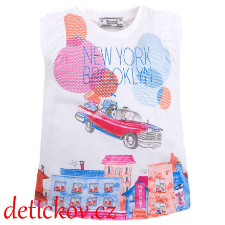 Mayoral mini girl tričko "Brooklyn" červené  b.46