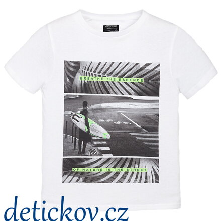 Mayoral boy tričko ,,Breath essence,, bílé