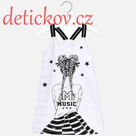Mayoral girl - pohodlné plážové šaty ,,Music,,
