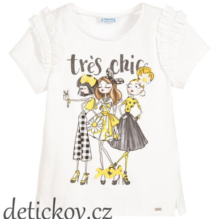 Mayoral girl triko ,,Trés chic,, žluté