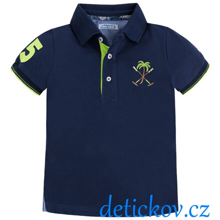 Mayoral mini boy piké polo modré ,,Palma,,