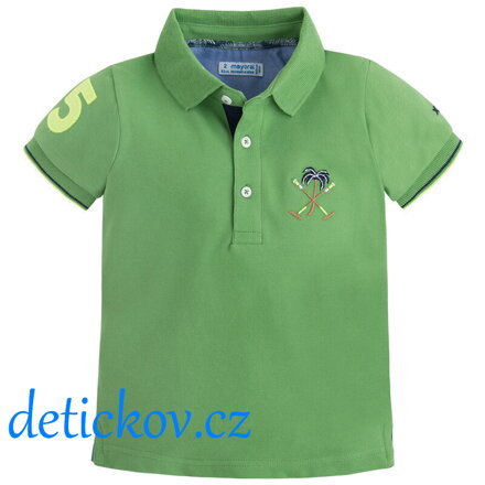 Mayoral mini boy piké polo zelené ,,Palma,,