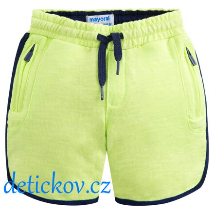 Mayoral mini boy teplákové kraťasy SPORTY neon