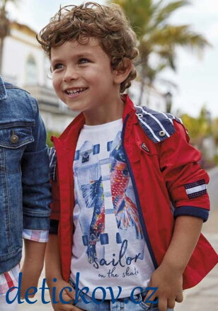 Mayoral mini boy větrovka červená grenadine