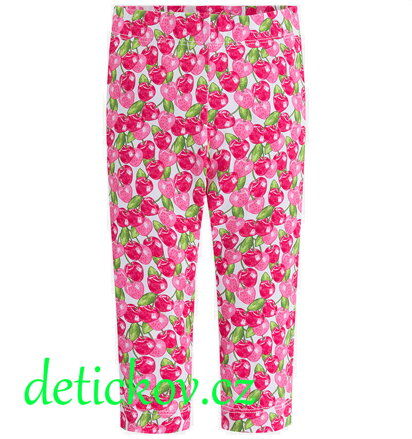 Mayoral mini girl pohodlné 3/4 legíny ,,Třešničky,,