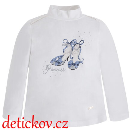 Mayoral mini girl triko se stojáčkem ,,Princess modré,, b.039